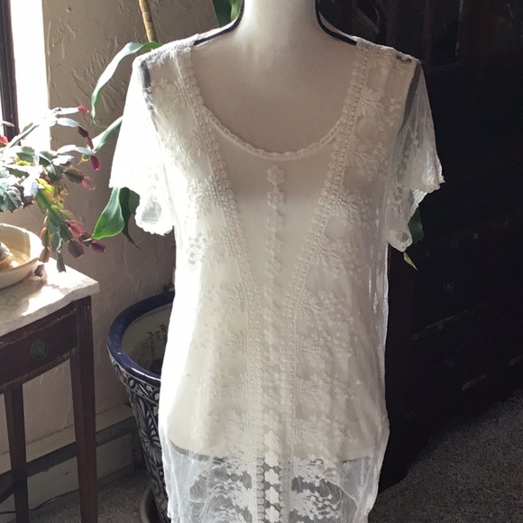 EUC Sundance Lace Top - Picture 1 of 6